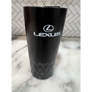 Lexus Black Insulated Travel Tumbler Cup with Lid 20oz Stainless Steel